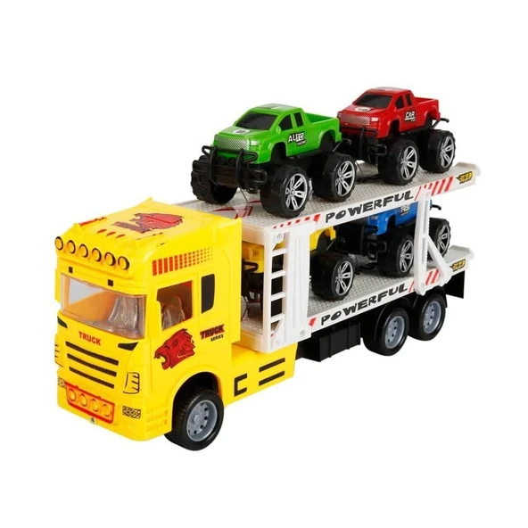 PARAPLY 1:32 Maxx Wheels Transporter Tır 32cm. Kız Erkek Çocuk Oyuncak Eğitici Oyuncaklar ürün görseli 1