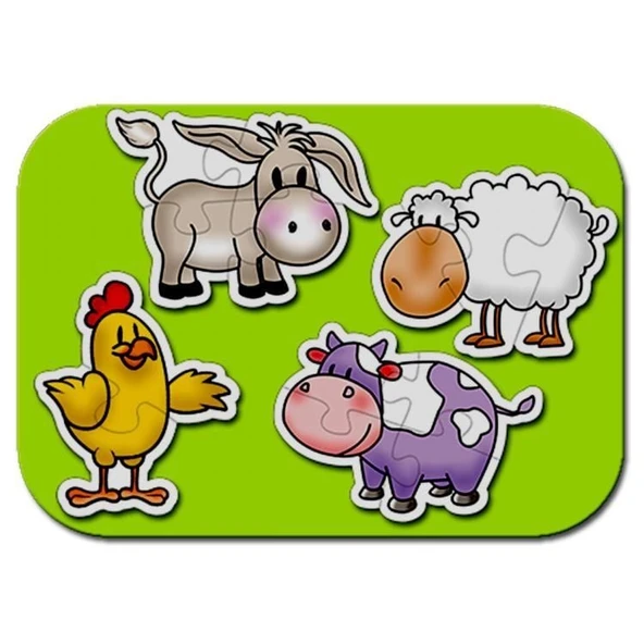 PARAPLY Baby Puzzle Farm Kız Erkek Çocuk Oyuncak Eğitici Oyuncaklar ürün görseli 1