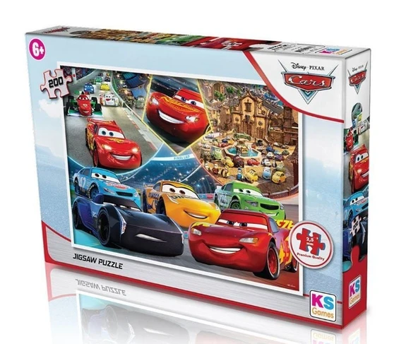 PARAPLY 200 Parça Cars Yapboz - CR.113.1 Kız Erkek Çocuk Oyuncak Eğitici Oyuncaklar ürün görseli 1