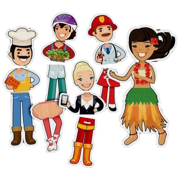 PARAPLY Magnetic Dress Up Kız Erkek Çocuk Oyuncak Eğitici Oyuncaklar ürün görseli 1