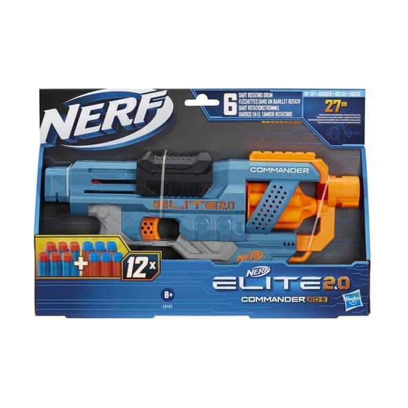 PARAPLY Nerf Elite Commander RD-6 E9485 Kız Erkek Çocuk Oyuncak Eğitici Oyuncaklar ürün görseli 1