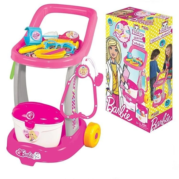 PARAPLY Dede Barbie Doktor Servis Arabası Kız Erkek Çocuk Oyuncak Eğitici Oyuncaklar ürün görseli 1