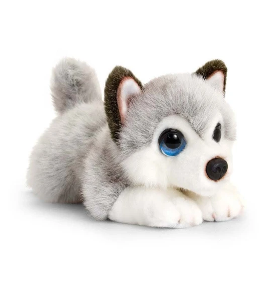 PARAPLY Peluş Köpek Husky 25cm Kız Erkek Çocuk Oyuncak Eğitici Oyuncaklar ürün görseli 1