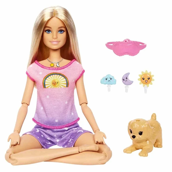 PARAPLY Barbie Meditasyon Yapıyor Oyun Seti HHX64 Kız Erkek Çocuk Oyuncak Eğitici Oyuncaklar ürün görseli 1