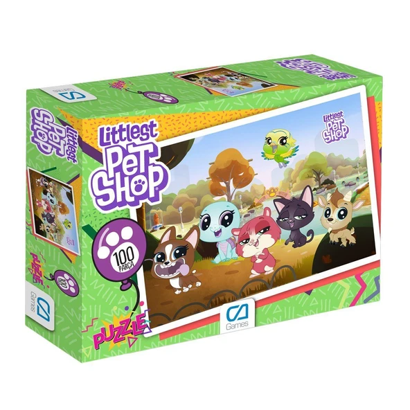 PARAPLY 5011 CA100-5011 Litlest Petshop 100 Parça Puzzle -CA Puzzle Kız Erkek Çocuk Oyuncak Eğitici Oyuncakl ürün görseli 1