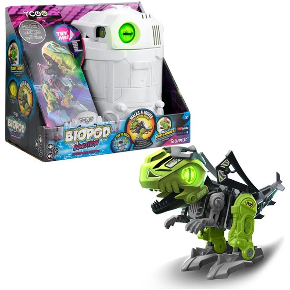 PARAPLY Silverlit Biopod Inmotion Cyberpunk Dinozor Robot Kız Erkek Çocuk Oyuncak Eğitici Oyuncaklar ürün görseli 1