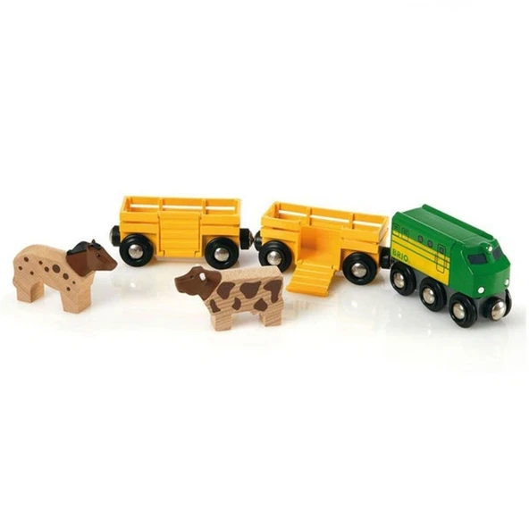 PARAPLY Brio Çiftlik Tren Seti Kız Erkek Çocuk Oyuncak Eğitici Oyuncaklar ürün görseli 1