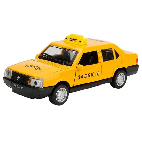 PARAPLY 1:32 Sesli ve Işıklı Taksi 13cm Kız Erkek Çocuk Oyuncak Eğitici Oyuncaklar ürün görseli 1