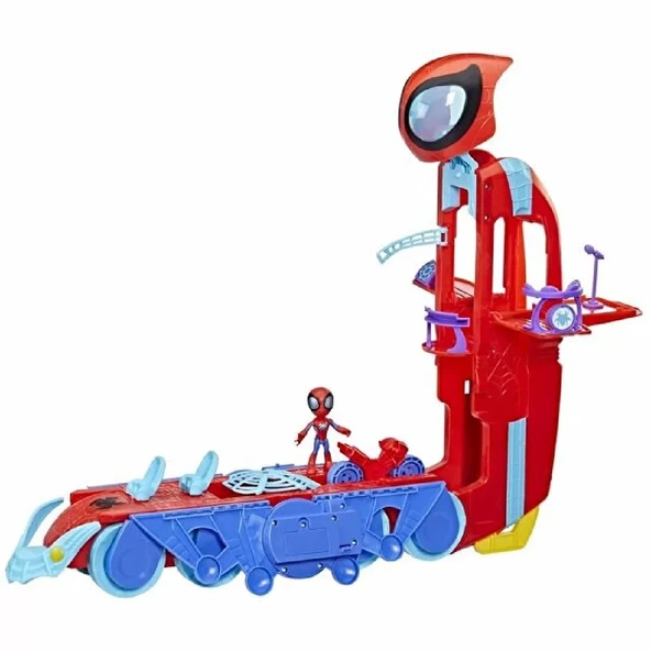 PARAPLY Spidey And His Amazing Friends Örümcek Komuta Aracı F3721 Kız Erkek Çocuk Oyuncak Eğitici Oyuncaklar ürün görseli 1