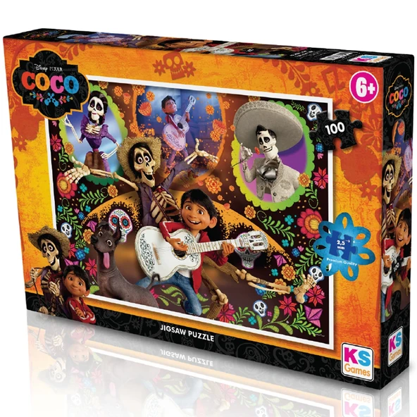 PARAPLY KS Coco 100 Parça Puzzle Kız Erkek Çocuk Oyuncak Eğitici Oyuncaklar ürün görseli 1