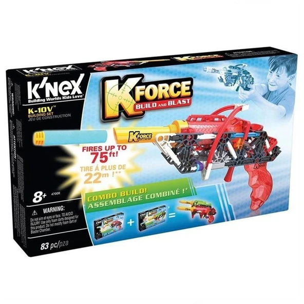 PARAPLY K'Nex K Force K-10V Building Set 47008 Kız Erkek Çocuk Oyuncak Eğitici Oyuncaklar ürün görseli 1