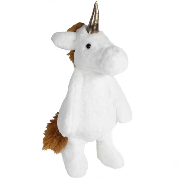 PARAPLY Uyku Arkadaşı Peluş Unicorn Beyaz 50cm Kız Erkek Çocuk Oyuncak Eğitici Oyuncaklar ürün görseli 1