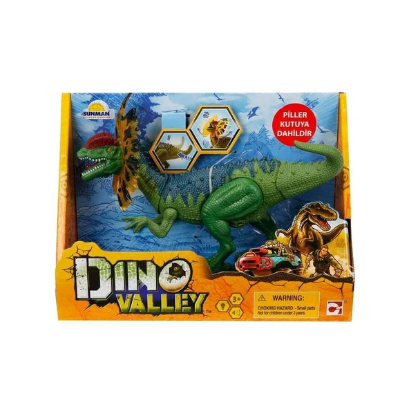 PARAPLY Sesli ve Işıklı Dino Valley Dinozor - S00042083 Kız Erkek Çocuk Oyuncak Eğitici Oyuncaklar ürün görseli 1