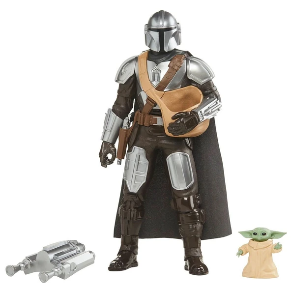 PARAPLY Star Wars Mandalorian ve Grogu 30cm Kız Erkek Çocuk Oyuncak Eğitici Oyuncaklar ürün görseli 1