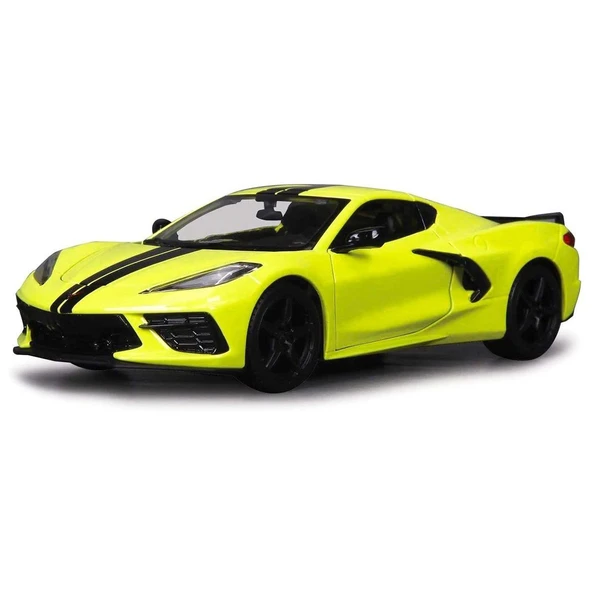 PARAPLY Maisto 1:24 2020 Chevrolet Corvette Stingray Coupe Z51 Kız Erkek Çocuk Oyuncak Eğitici Oyuncaklar ürün görseli 1