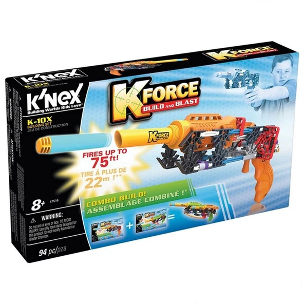 PARAPLY K'Nex K Force K-10X Building Set 47516 Kız Erkek Çocuk Oyuncak Eğitici Oyuncaklar ürün görseli 1