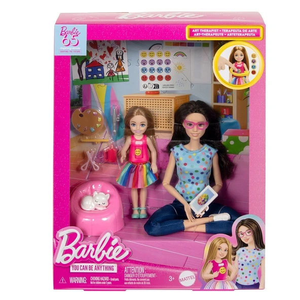 PARAPLY HRG48 Barbie ve Chelsea Sanat Atölyesi Oyun Seti Kız Erkek Çocuk Oyuncak Eğitici Oyuncaklar ürün görseli 1