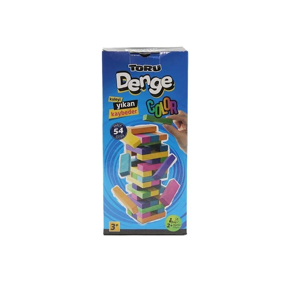 PARAPLY Toru Renkli Denge Oyunu 54 Parça Kız Erkek Çocuk Oyuncak Eğitici Oyuncaklar ürün görseli 1