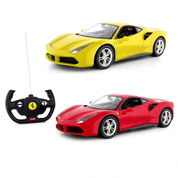 PARAPLY Rastar Kumandalı 1:14 Ferrari 488 GTB Kız Erkek Çocuk Oyuncak Eğitici Oyuncaklar ürün görseli 1