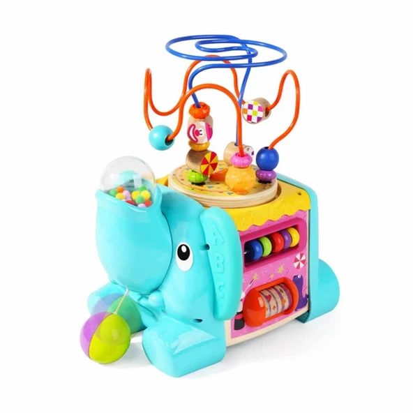 PARAPLY Woody 5 Fonksiyonlu Aktivite Oyun Seti Kız Erkek Çocuk Oyuncak Eğitici Oyuncaklar ürün görseli 1
