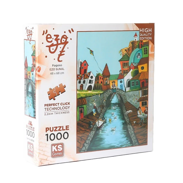 PARAPLY 20730 Fogoso -Ezo Sunal 1000 Parça Puzzle Kız Erkek Çocuk Oyuncak Eğitici Oyuncaklar ürün görseli 1