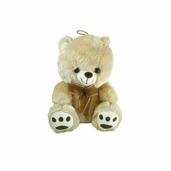 PARAPLY PABX21957-20 Peluş Ayı Kurdelalı 20cm Kız Erkek Çocuk Oyuncak Eğitici Oyuncaklar ürün görseli 1