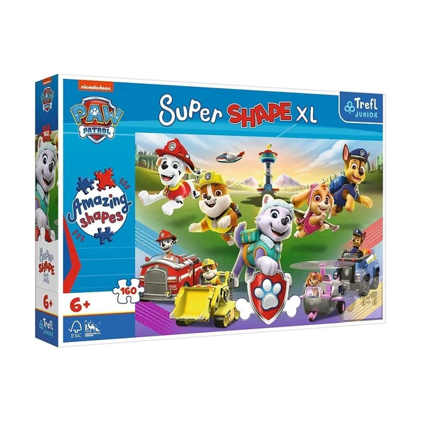 PARAPLY PUZZLE-50021 Paw Patrol 160 Parça XL Kız Erkek Çocuk Oyuncak Eğitici Oyuncaklar ürün görseli 1