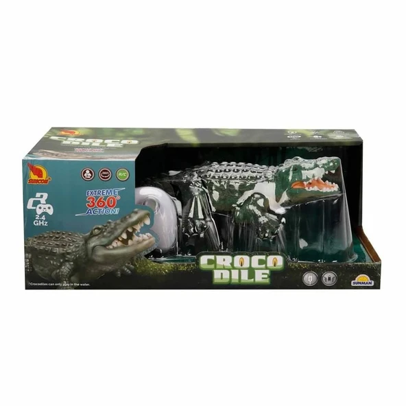 PARAPLY Suncon Usb Şarjlı Uzaktan Kumandalı Crocodile Kız Erkek Çocuk Oyuncak Eğitici Oyuncaklar ürün görseli 1
