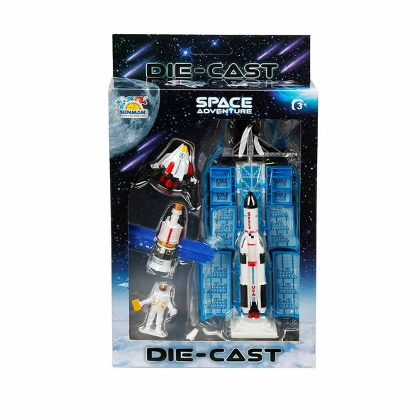 PARAPLY Space Adventure Uzay Seti Kız Erkek Çocuk Oyuncak Eğitici Oyuncaklar ürün görseli 1