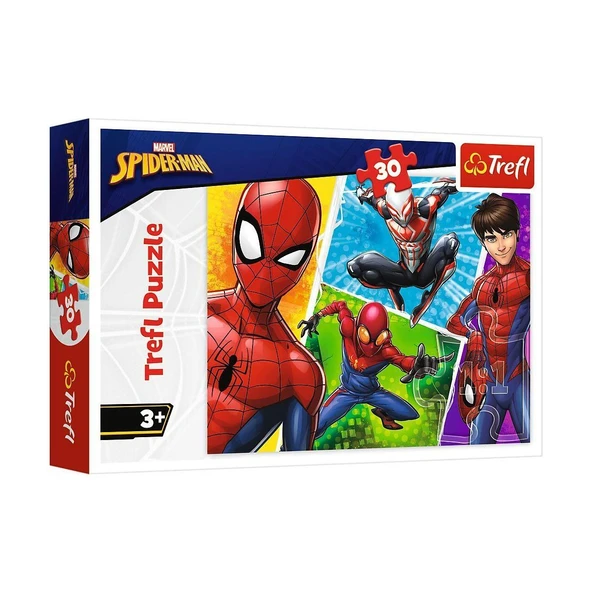 PARAPLY PUZZLE-18242 Spiderman 30 Parça Puzzle Kız Erkek Çocuk Oyuncak Eğitici Oyuncaklar ürün görseli 1