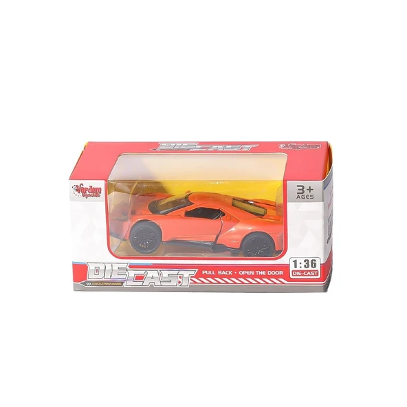 PARAPLY SR-2210-11-12-13 Çek Bırak Spor Araba 1:36 Kız Erkek Çocuk Oyuncak Eğitici Oyuncaklar ürün görseli 1