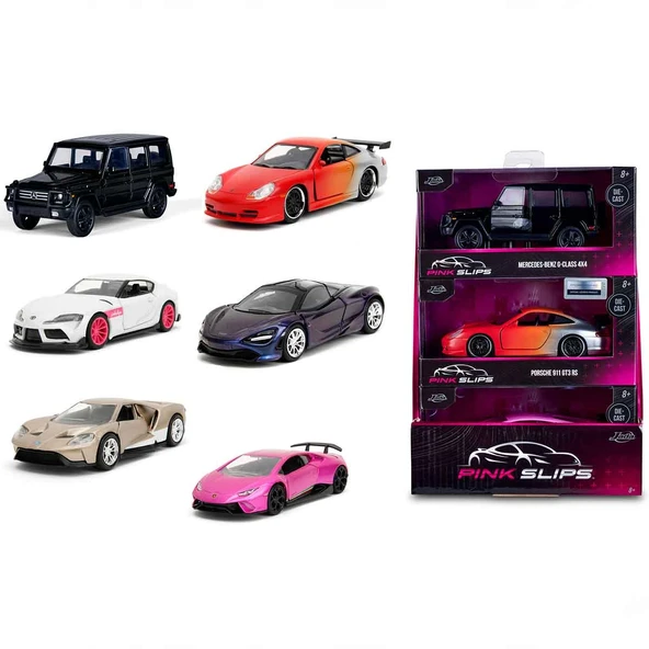 PARAPLY Jada 1:32 Pink Slips Model Oto Display 253292000 Kız Erkek Çocuk Oyuncak Eğitici Oyuncaklar ürün görseli 1