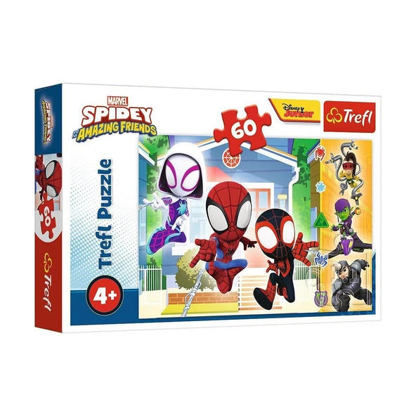 PARAPLY PUZZLE-17371 Spiday and his Amazing 60 Parça Puzzle Kız Erkek Çocuk Oyuncak Eğitici Oyuncaklar ürün görseli 1