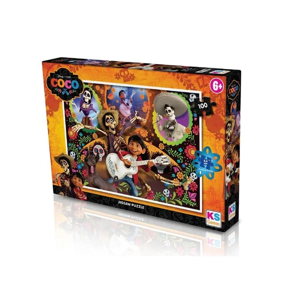 PARAPLY Ks Coco Puzzle 100 Parça CO 714 Kız Erkek Çocuk Oyuncak Eğitici Oyuncaklar ürün görseli 1