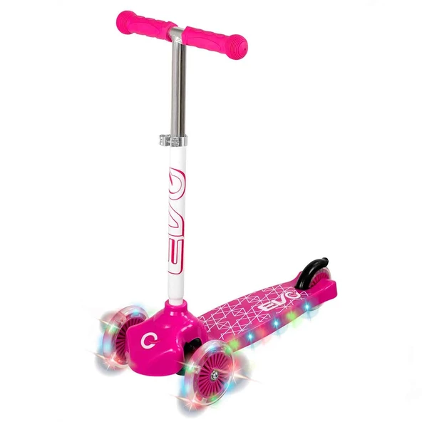 PARAPLY Evo Işıklı Move N Groove Pembe Üç Tekerlekli Scooter Kız Erkek Çocuk Oyuncak Eğitici Oyuncaklar ürün görseli 1