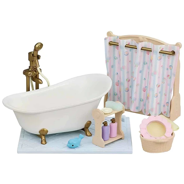 PARAPLY Sylvanian Families Banyo ve Duş Seti 5739 Kız Erkek Çocuk Oyuncak Eğitici Oyuncaklar ürün görseli 1