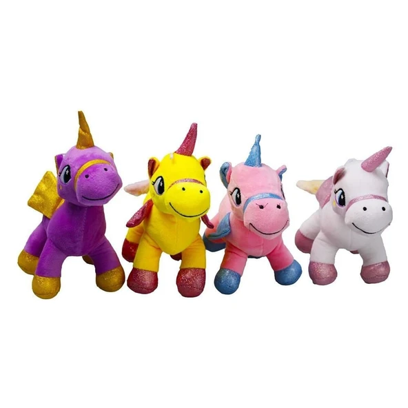 PARAPLY Peluş Kanatlı Pegasus 20cm 1adet Fiyatıdır Kız Erkek Çocuk Oyuncak Eğitici Oyuncaklar ürün görseli 1