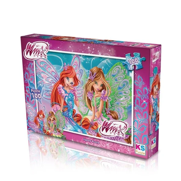 PARAPLY WINX 714 Puzzle 100/WINX PUZZLE 100 PARÇA Kız Erkek Çocuk Oyuncak Eğitici Oyuncaklar ürün görseli 1