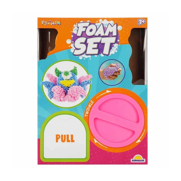 PARAPLY 4140 Funmix 5 Renkli Köpük Slime Seti Kız Erkek Çocuk Oyuncak Eğitici Oyuncaklar ürün görseli 1