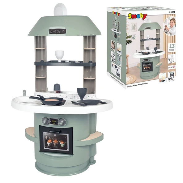 PARAPLY 7600312700 Nova Kitchen -Smoby Kız Erkek Çocuk Oyuncak Eğitici Oyuncaklar ürün görseli 1