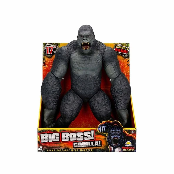 PARAPLY S01037113 Primal Clash Büyük Patron Goril 42cm Kız Erkek Çocuk Oyuncak Eğitici Oyuncaklar ürün görseli 1