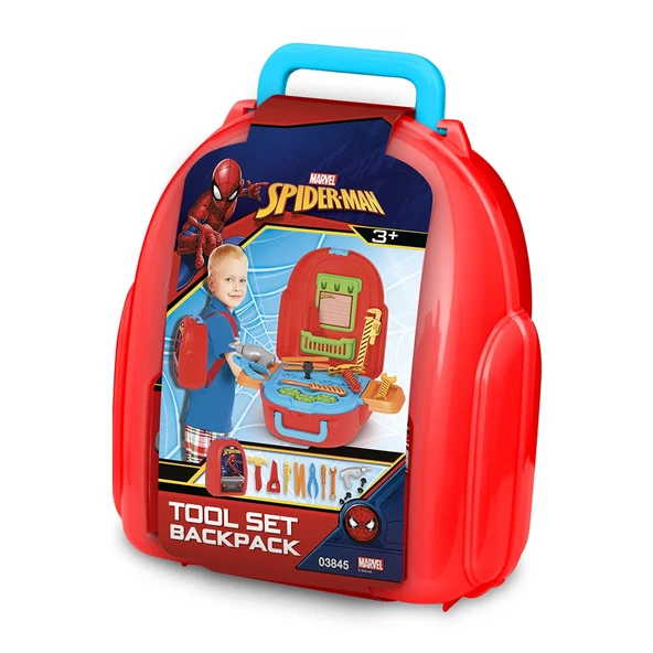 PARAPLY Spiderman Tamir Set Sırt Çantası Kız Erkek Çocuk Oyuncak Eğitici Oyuncaklar ürün görseli 1