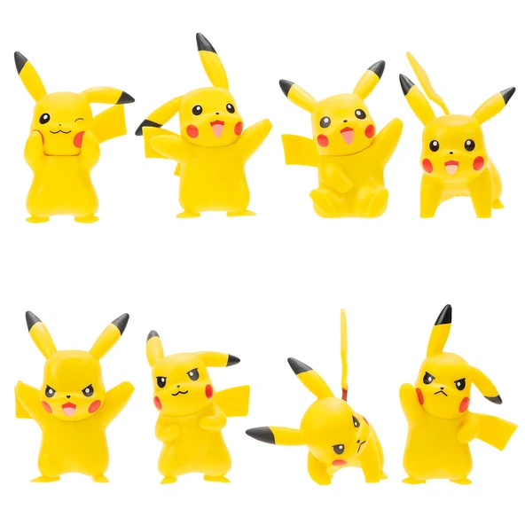 PARAPLY Pokemon Battle 8'li Figür Seti Pikachu Kız Erkek Çocuk Oyuncak Eğitici Oyuncaklar ürün görseli 1