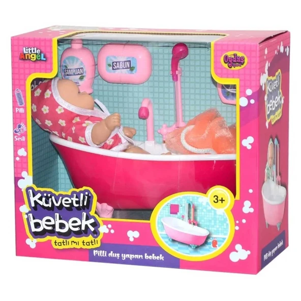 PARAPLY Oydaş Küvette Duş Yapan Bebek 02605 - 1adet Stokta Olan Gönderilir Kız Erkek Çocuk Oyuncak Eğitici O ürün görseli 1