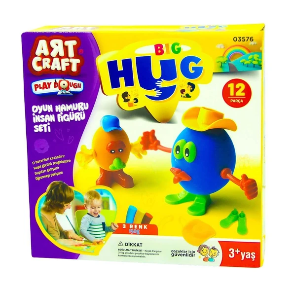 PARAPLY Dede Oyun Hamuru İnsan Figürü Seti Kız Erkek Çocuk Oyuncak Eğitici Oyuncaklar ürün görseli 1