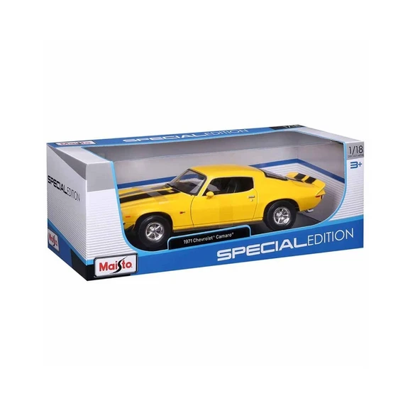 PARAPLY MAIS 31131 1971 Chevrolet Camaro Model Araba 1:18 Kız Erkek Çocuk Oyuncak Eğitici Oyuncaklar ürün görseli 1