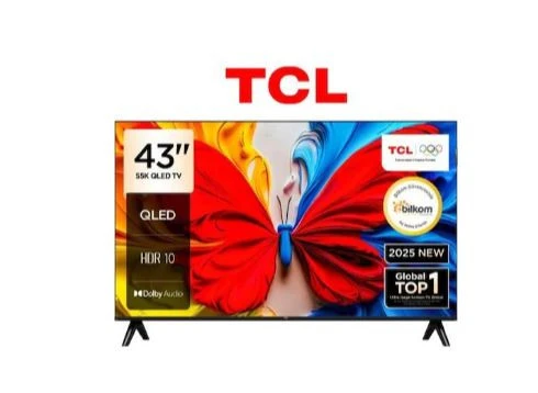TCL 43S5K Full HD 43" 109 Ekran Uydu Alıcılı Android Smart QLED TV ürün görseli 1