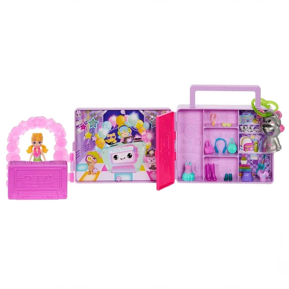PARAPLY Polly Pocket Radyo Temalı Moda Eğlencesi Oyun Seti Kız Erkek Çocuk Oyuncak Eğitici Oyuncaklar ürün görseli 1