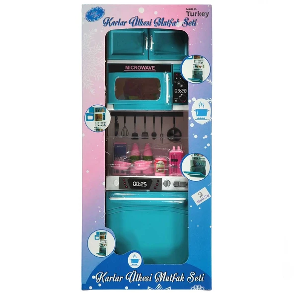 PARAPLY Karlar Ülkesi Mutfak Seti Bulaşık Makinesi Kız Erkek Çocuk Oyuncak Eğitici Oyuncaklar ürün görseli 1