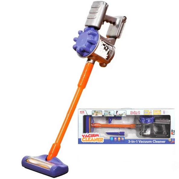 PARAPLY Vacuum Cleaner Pilli Kablosuz Oyuncak Dikey Elektrik Süpürgesi - 0283U Kız Erkek Çocuk Oyuncak Eğiti ürün görseli 1